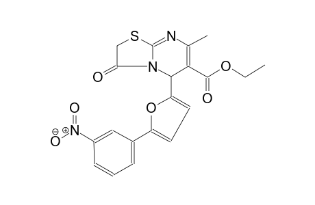ethyl 7-methyl-5-[5-(3-nitrophenyl)-2-furyl]-3-oxo-2,3-dihydro-5H-[1,3]thiazolo[3,2-a]pyrimidine-6-carboxylate