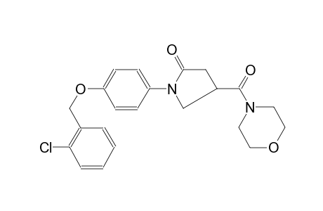 1-[4-(2-chlorobenzyl)oxyphenyl]-4-(morpholine-4-carbonyl)-2-pyrrolidone