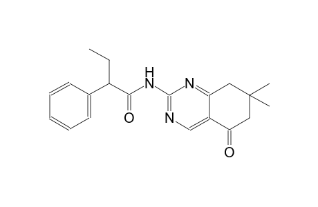 N-(7,7-dimethyl-5-oxo-5,6,7,8-tetrahydro-2-quinazolinyl)-2-phenylbutanamide