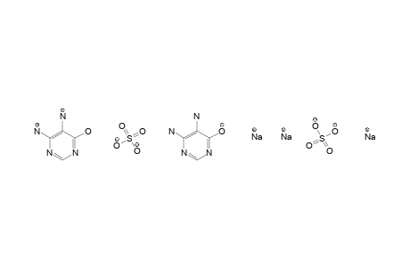 5,6-diamino-4-pyrimidinol, sulfate(1.1)(salt)