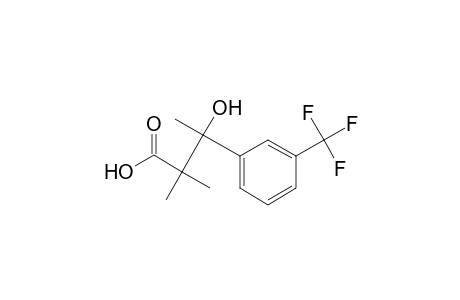 3-Hydroxy-2,2-dimethyl-3-[3-(trifluoromethyl)phenyl]butanoic acid