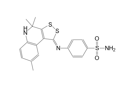benzenesulfonamide, 4-[[(1Z)-4,5-dihydro-4,4,8-trimethyl-1H-[1,2]dithiolo[3,4-c]quinolin-1-ylidene]amino]-