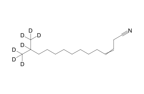 13,14,14,14-tetradeuterio-13-(trideuteriomethyl)tetradec-3-enenitrile