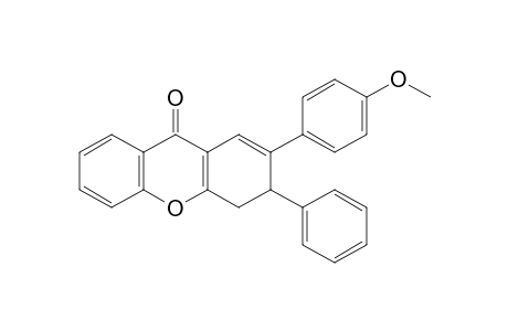 2-(4-Methoxyphenyl)-3-phenyl-3,4-dihydro-9H-xanthen-9-one