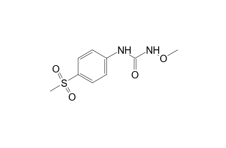 1-methoxy-3-[p-(methylsulfonyl)phenyl]urea