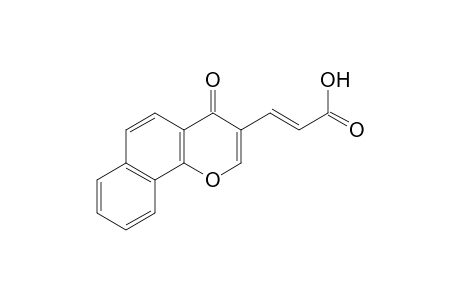 (2E)-3-(4-Oxo-4H-benzo[h]chromen-3-yl)-2-propenoic acid