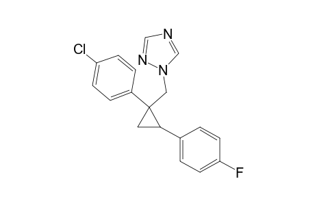 1H-1,2,4-Triazole, 1-[[1-(4-chlorophenyl)-2-(4-fluorophenyl)cyclopropyl]methyl]-