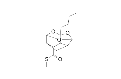 S-Methyl 4-butyl-3,5,11-trioxatetracyclo[5.2.1.1(2,6).0(4,9)]undecane-8-exo-thiocarboxylate
