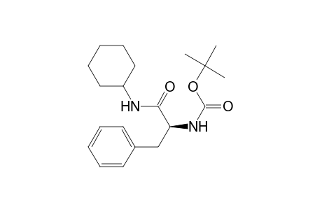 N-[(1S)-1-benzyl-2-(cyclohexylamino)-2-keto-ethyl]carbamic acid tert-butyl ester