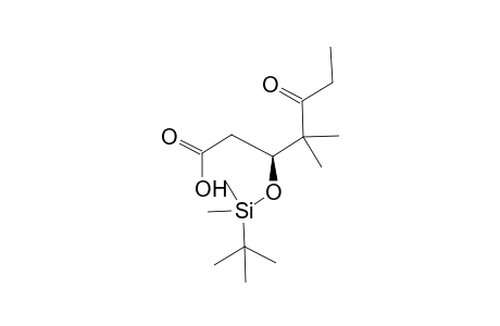(3S)-3-[tert-butyl(dimethyl)silyl]oxy-4,4-dimethyl-5-oxidanylidene-heptanoic acid