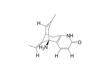 (5R,9R,E)-5-amino-11-ethylidene-7-methyl-5,6,9,10-tetrahydro-5,9-methanocycloocta[b]pyridin-2(1H)-one