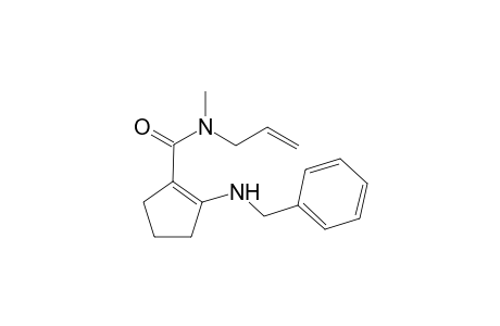 2-(benzylamino)-N-methyl-N-prop-2-enylcyclopentene-1-carboxamide