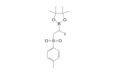 2-[1-iodo-2-(4-methylphenyl)sulfonylethyl]-4,4,5,5-tetramethyl-1,3,2-dioxaborolane