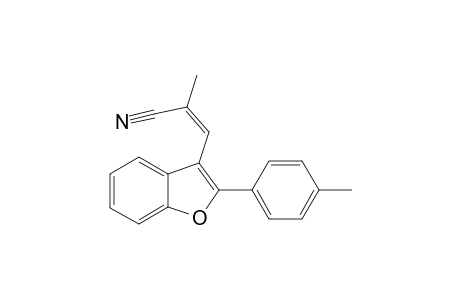 3-(2-p-Tolylbenzofuran-3-yl)but-2-enenitrile