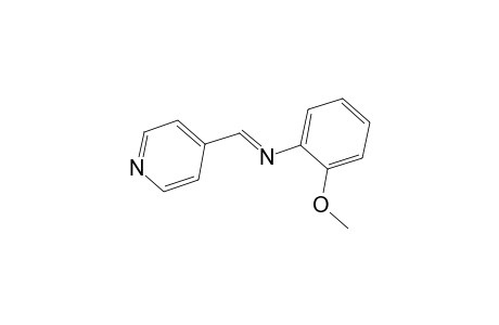 Benzenamine, 2-methoxy-N-(4-pyridinylmethylene)-