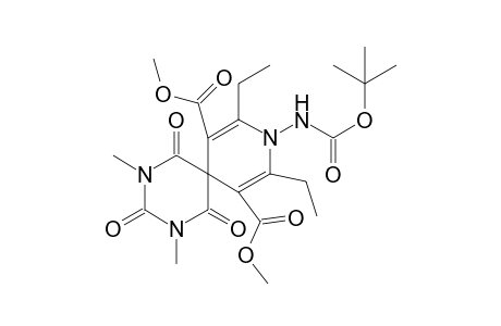 Dimethyl 9-[(tert-butoxycarbonyl)amino]-8,10-diethyl-2,4-dimethyl-1,3,5-trioxo-2,4,9-triazaspiro[5.5]undeca-7,10-diene-7,11-dicarboxylate