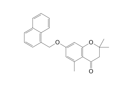 7-[(1'-Naphthylmethyl)oxy]-2,2,5-trimethyl-4-chromanone