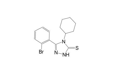 5-(2-bromophenyl)-4-cyclohexyl-2,4-dihydro-3H-1,2,4-triazole-3-thione
