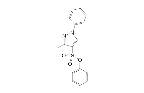 Phenyl 3,5-dimethyl-1-phenyl-1H-pyrazole-4-sulfonate