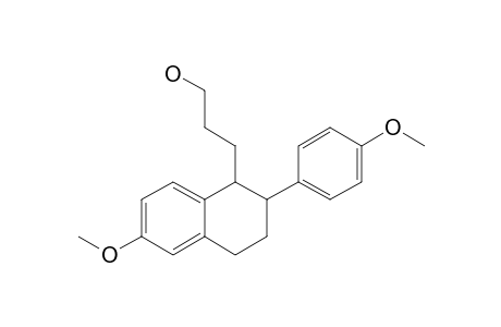 1-(3-HYDROXYPROPYL)-2-(4-METHOXYPHENYL)-6-METHOXY-1,2,3,4-TETRAHYDRONAPHTHALENE