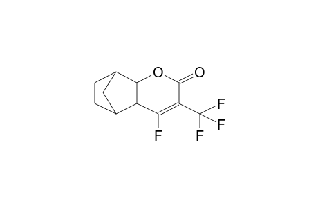 4-FLUORO-4A,5,6,7,8,8A-HEXAHYDRO-3-TRIFLUOROMETHYL-5,8-METHANO-2H-1-BENZOPYRAN-2-ONE