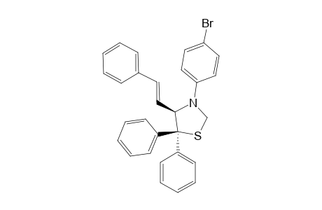 3-(PARA-BrOMOPHENYL)-4-[(E)-STYRYL]-5,5-DIPHENYL-2,3,4,5-TETRAHYDROTHIAZOLE