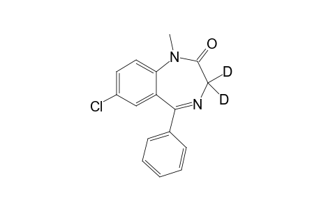 [3-D2]diazepam ( [3-D2]7-Chloro-1-methyl-5-phenylbenzodiazepine-2-one)