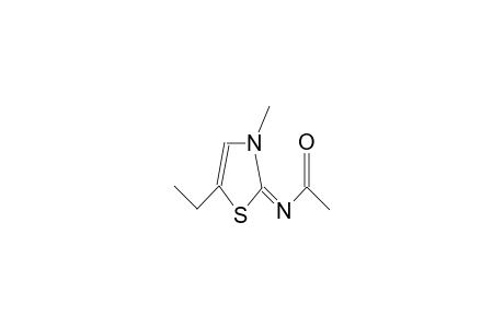 2-acetylimino-3-methyl-5-ethyl-4-thiazoline