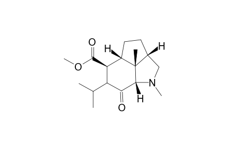 (1S,4R,7S,8S,11R)-6-Isopropyl-7-(methoxycarbonyl)-3,11-dimethyl-3-azatricyclo[6.2.1.0(4,11)]undecan-5-one