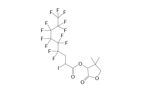 4,4-Dimethyl-2-oxotetrahydrofuran-3-yl 2-iodo-3-perfluorohexylpropanoate
