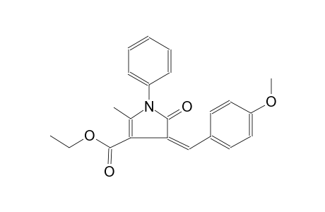 1H-pyrrole-3-carboxylic acid, 4,5-dihydro-4-[(4-methoxyphenyl)methylene]-2-methyl-5-oxo-1-phenyl-, ethyl ester, (4Z)-