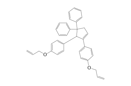 1,2-bis(p-Allyloxyphenyl)-3,3-diphenylcyclopent-5(1)-ene
