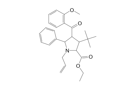 Proline, 3-(1,1-dimethylethyl)-4-(2-methoxybenzoyl)-5-phenyl-1-(2-propenyl)-, ethyl ester