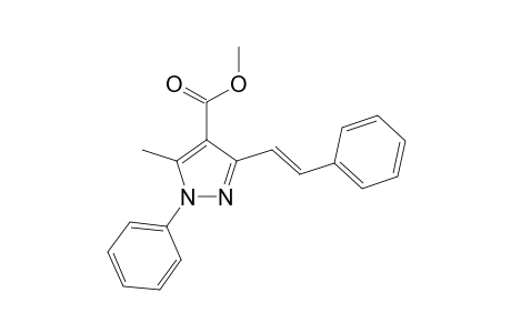 Methyl 5-methyl-1-phenyl-3-styryl-1H-pyrazole-4-carboxylate