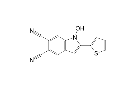 1-Hydroxy-2-(2-thienyl)-1H-indole-5,6-dicarbonitrile