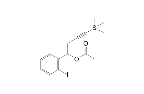 1-(2-Iodophenyl)-4-(trimethylsilyl)but-3-yn-1-yl-acetate