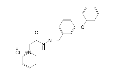 pyridinium, 1-[2-oxo-2-[(2E)-2-[(3-phenoxyphenyl)methylene]hydrazino]ethyl]-, chloride