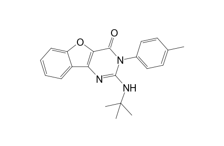 2-(t-Butylamino)-3-(4'-methylphenyl)benzofuro[3,2-d]pyrimidin-4(3H)-one