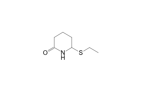 6-(Ethylthio)-1-azacyclohexan-2-one