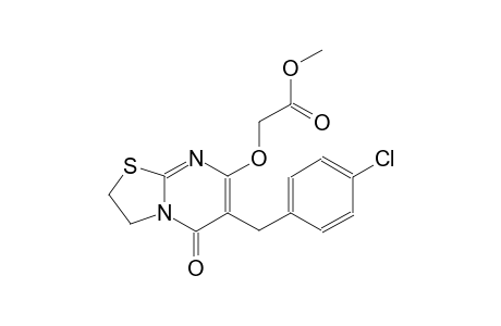 acetic acid, [[6-[(4-chlorophenyl)methyl]-2,3-dihydro-5-oxo-5H-thiazolo[3,2-a]pyrimidin-7-yl]oxy]-, methyl ester