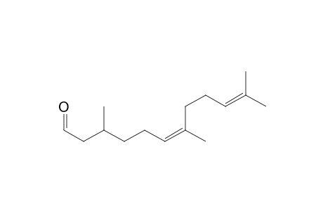 (6Z)-3,7,11-trimethyldodeca-6,10-dienal