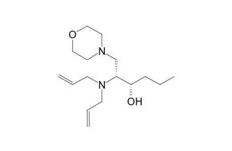 (2R,3S)-2-(diallylamino)-1-morpholino-hexan-3-ol