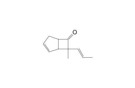 Bicyclo[3.2.0]hept-2-en-6-one, 7-methyl-7-(1-propenyl)-, [1.alpha.,5.alpha.,7.alpha.(E)]-