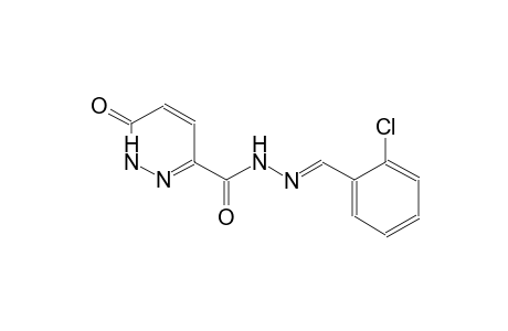 N'-[(E)-(2-chlorophenyl)methylidene]-6-oxo-1,6-dihydro-3-pyridazinecarbohydrazide