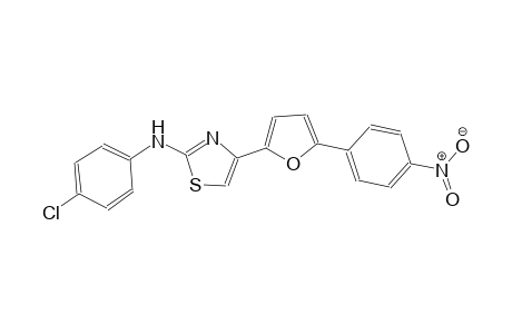 N-(4-chlorophenyl)-4-[5-(4-nitrophenyl)-2-furyl]-1,3-thiazol-2-amine