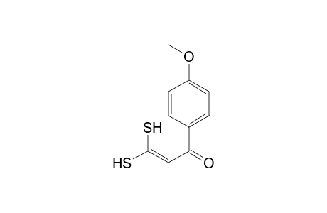 1-(4-Methoxyphenyl)-3,3-bis(sulfanyl)prop-2-en-1-one