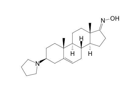 17-Oximino-3.beta.-pyrrolidinoandrost-5-ene