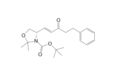 (4S)-(3'-Oxo-5'-phenylpent-1'(E)-enyl)-2,2-dimethyloxazolidine-3-carboxylic acid tert-butyl ester