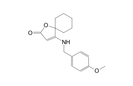 4-[(4-methoxybenzyl)amino]-1-oxaspiro[4.5]dec-3-en-2-one