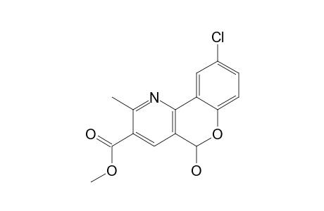 METHYL-9-CHLORO-5-HYDROXY-2-METHYL-5H-[1]-BENZOPYRANO-[4,3-B]-PYRIDINE-3-CARBOXYLATE